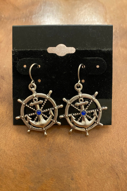Anchor Dangle Earrings