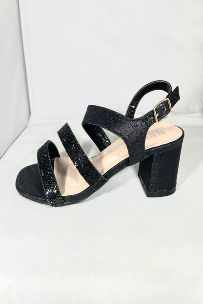 Annie Black Sparkle Heel