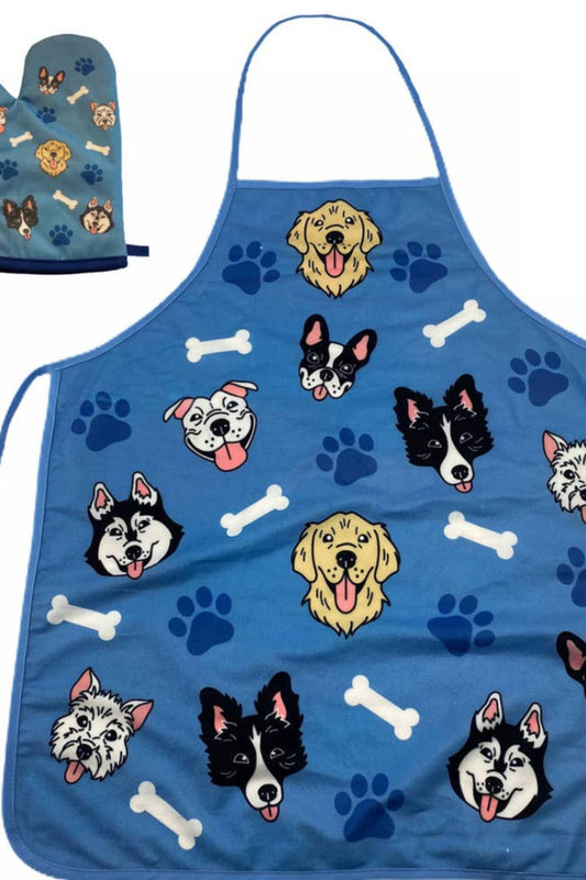 Apron and Mitt-Dogs