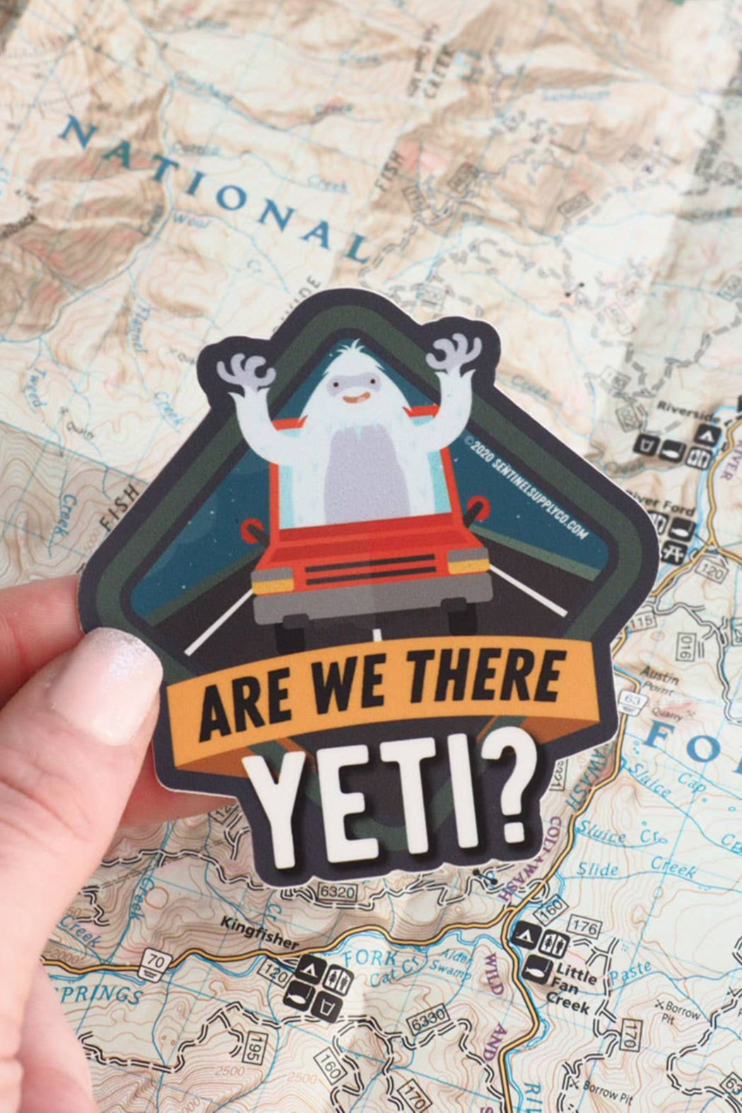 Are We There Yeti? Vinyl Sticker