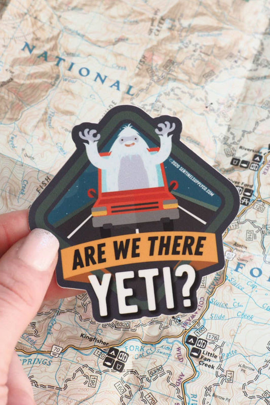 Are We There Yeti? Vinyl Sticker