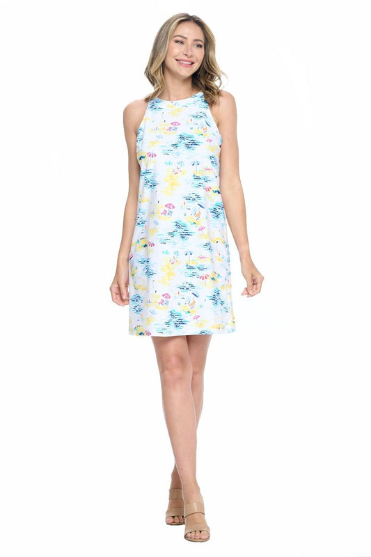 Sleeveless Yoke Dress