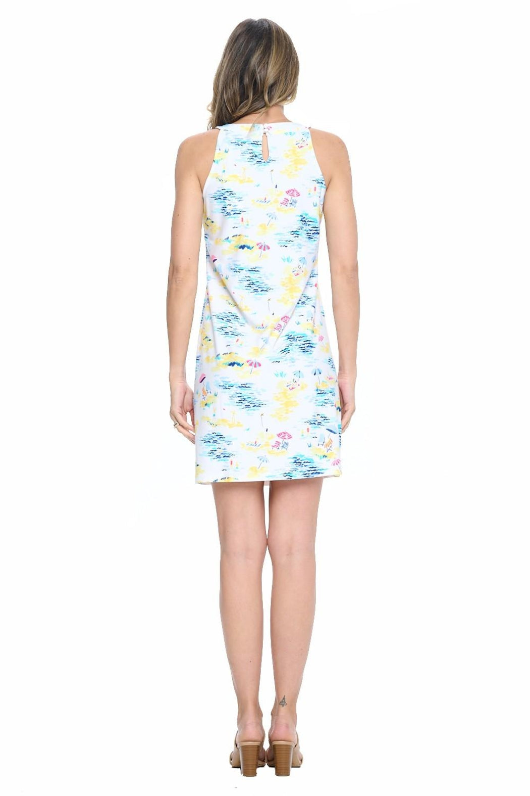 Sleeveless Yoke Dress