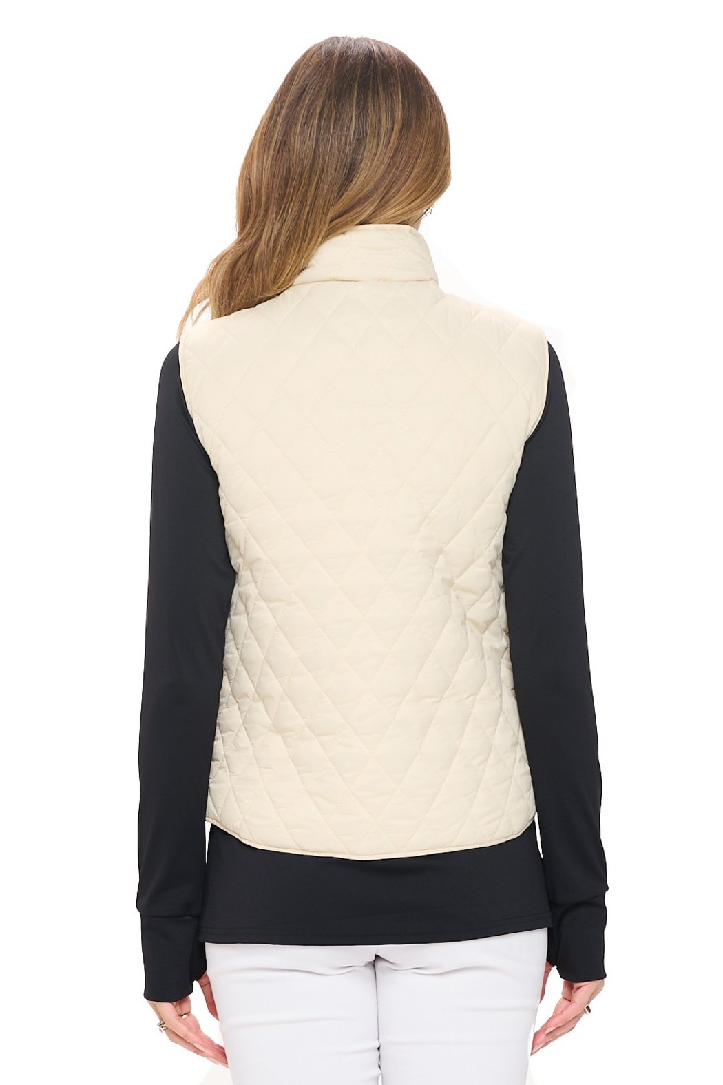 Tan Puffer Vest