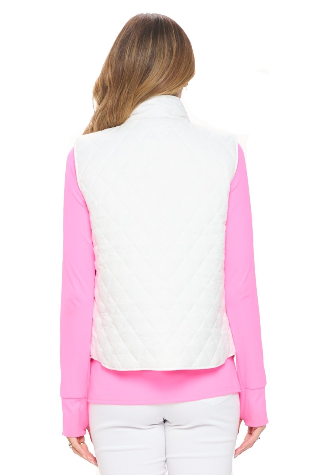 White Puffer Vest