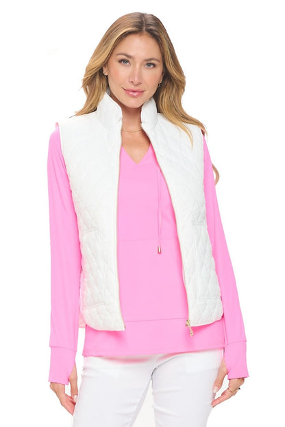 White Puffer Vest
