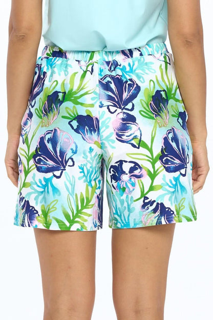 White Pull-On Shorts
