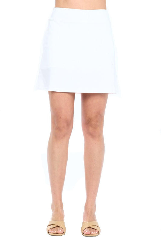 White Side Pocket Skort