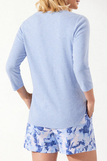 Ashby Rib 3/4 Sleeve T-Shirt