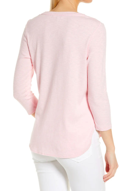 Ashby Rib 3/4 Sleeve T-Shirt