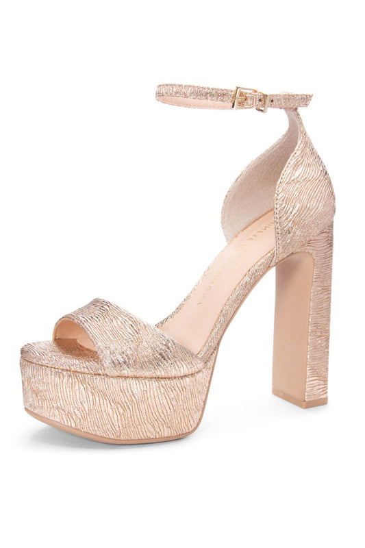 Asher Platform Metallic Heel