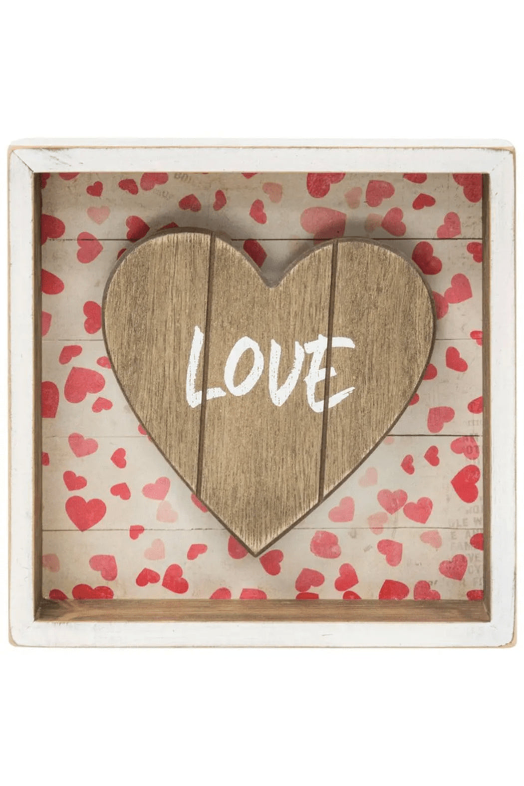 Assorted Be Mine Shadow Box Sign