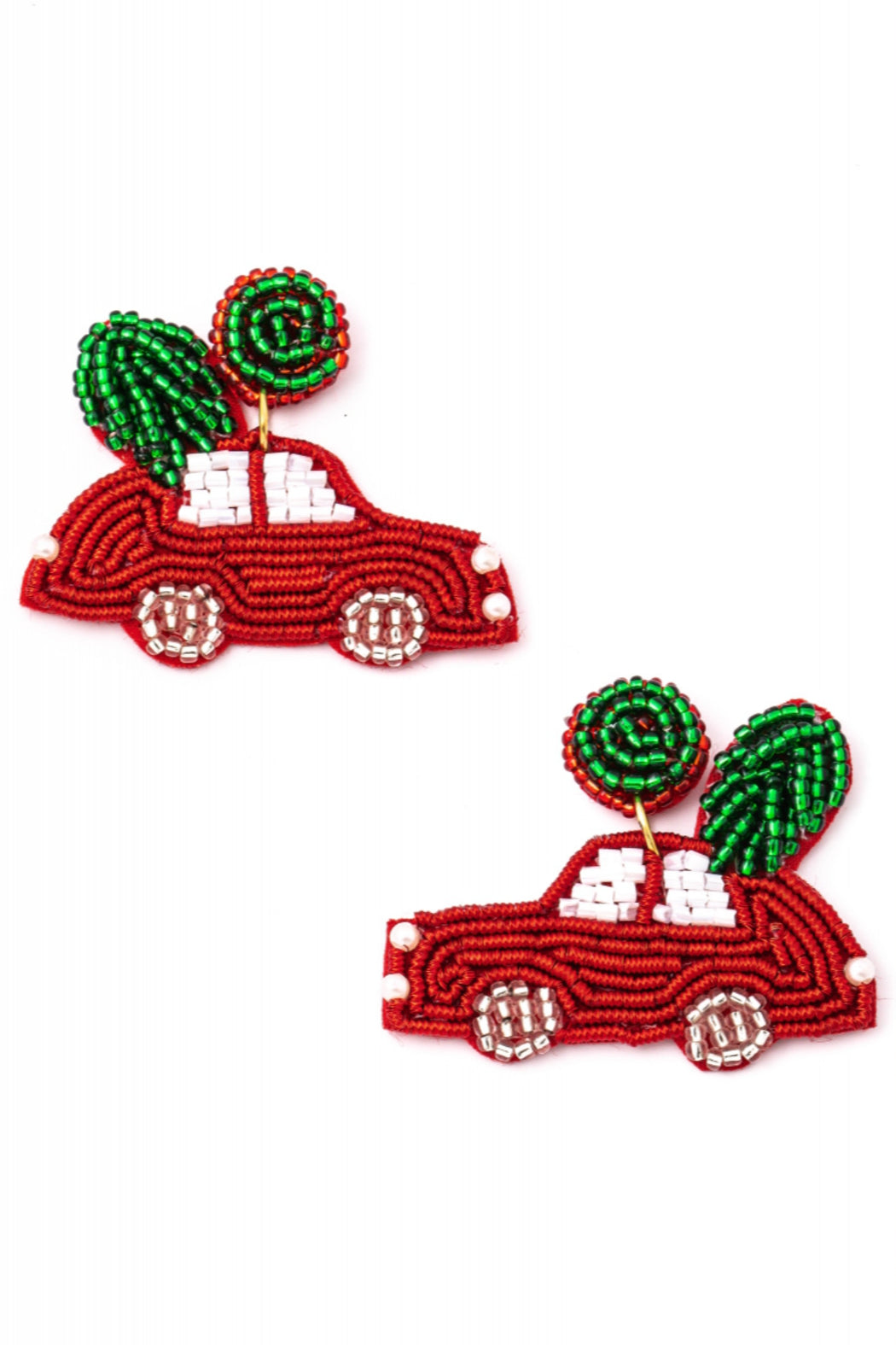 Assorted Christmas Beaded Earrings