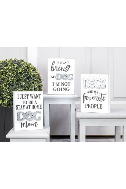 Assorted Dog Lover Signs