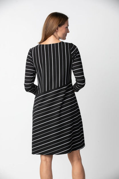 Asymmetric Stripe Dress