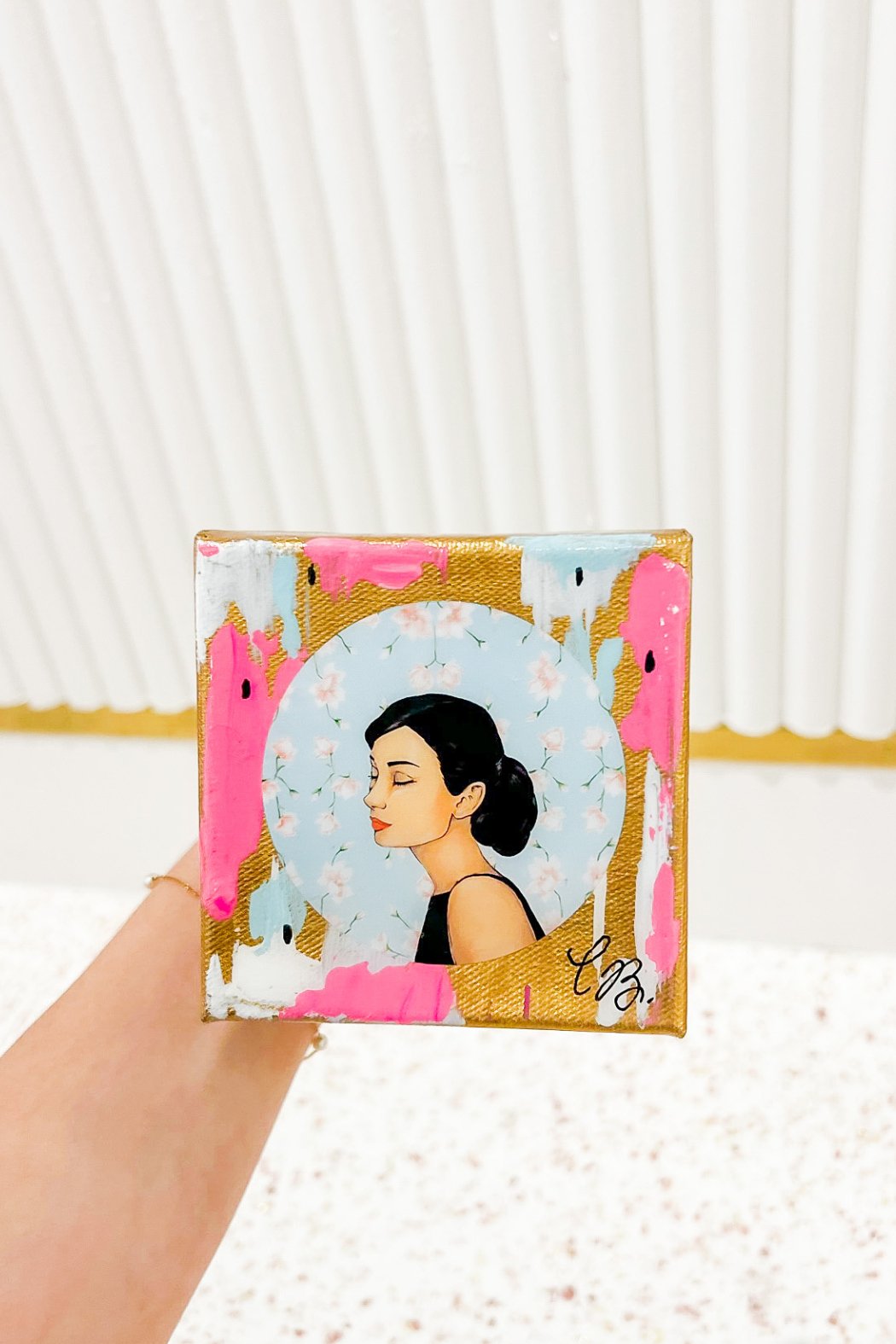 Audrey Hepburn Mini Canvas