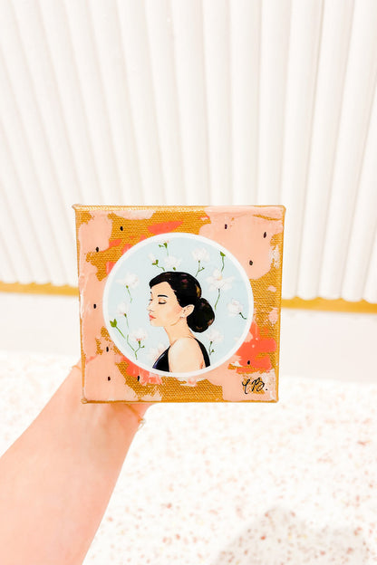 Audrey Hepburn Mini Canvas