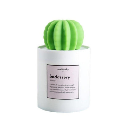 Badassery Cactus Humidifier Lamp