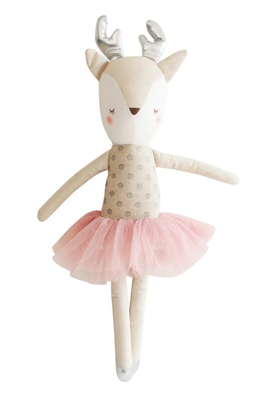 Ballerina Reindeer 43cm Silver Blush