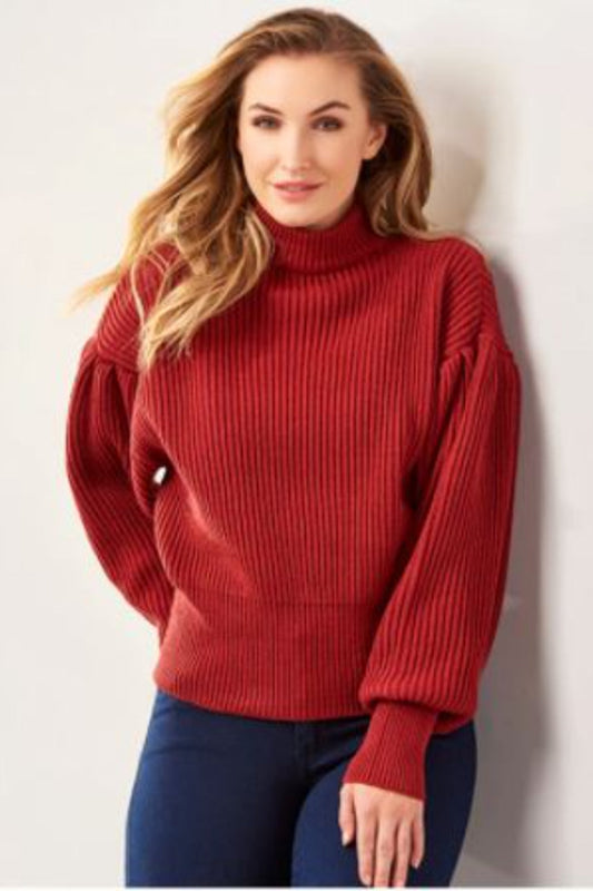 Balloon Sleeve Sweater