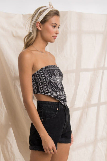 Bandana Crop Top
