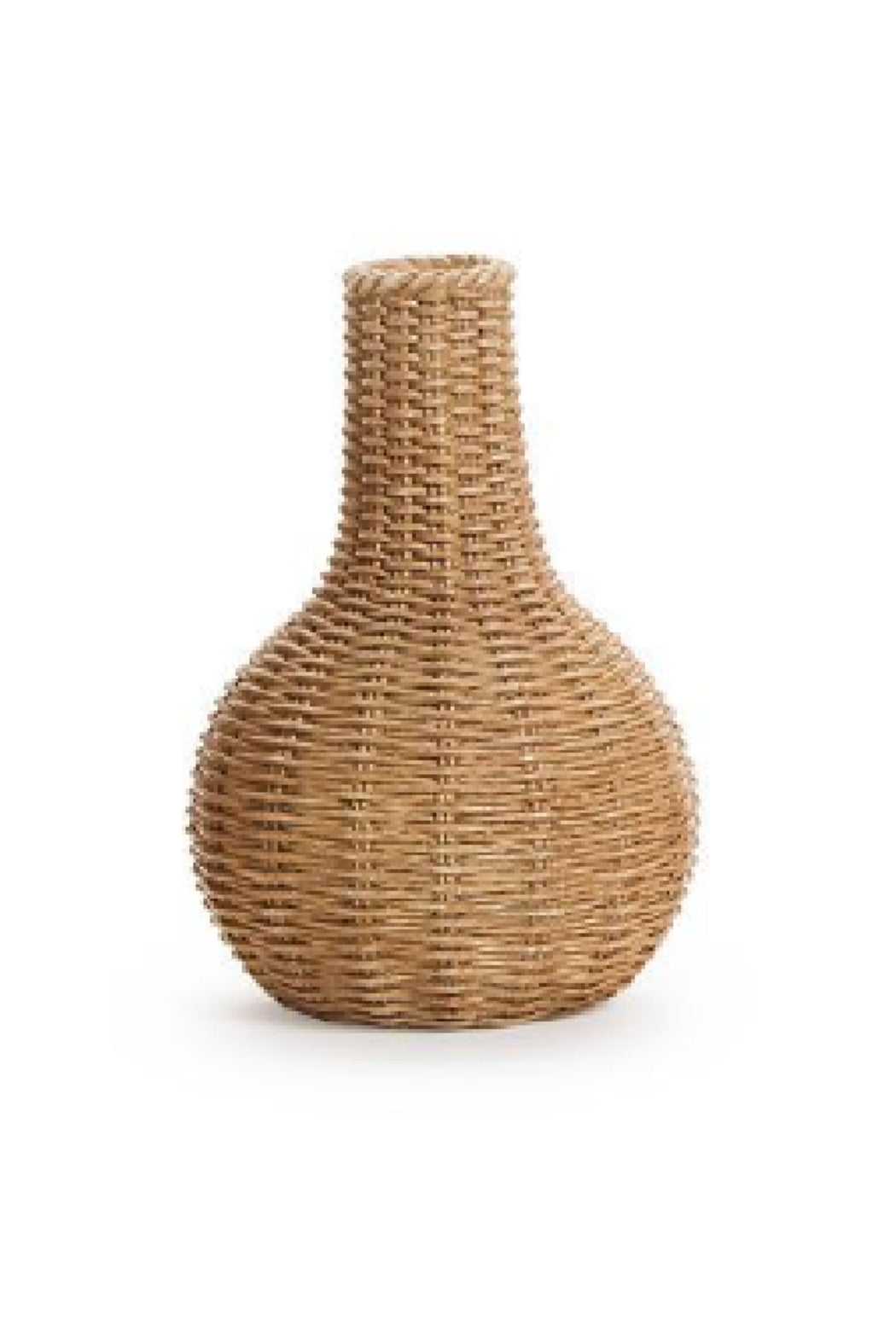 Basket Weave Pattern Vases - Resin