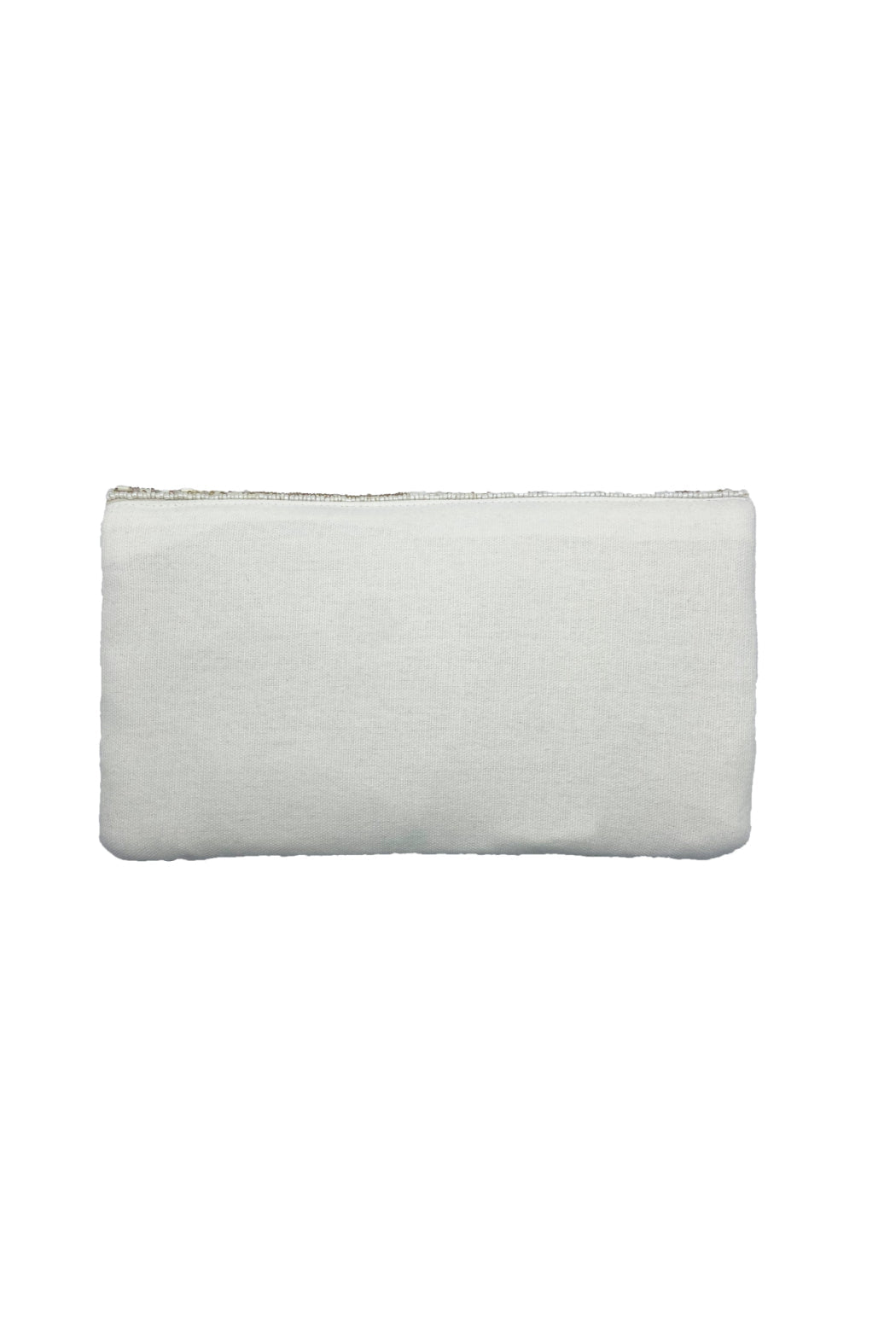 Beaded Wavy Stripe Clutch