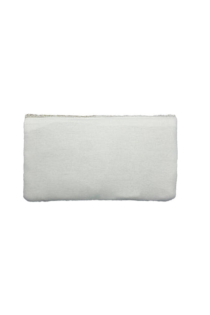 Beaded Wavy Stripe Clutch