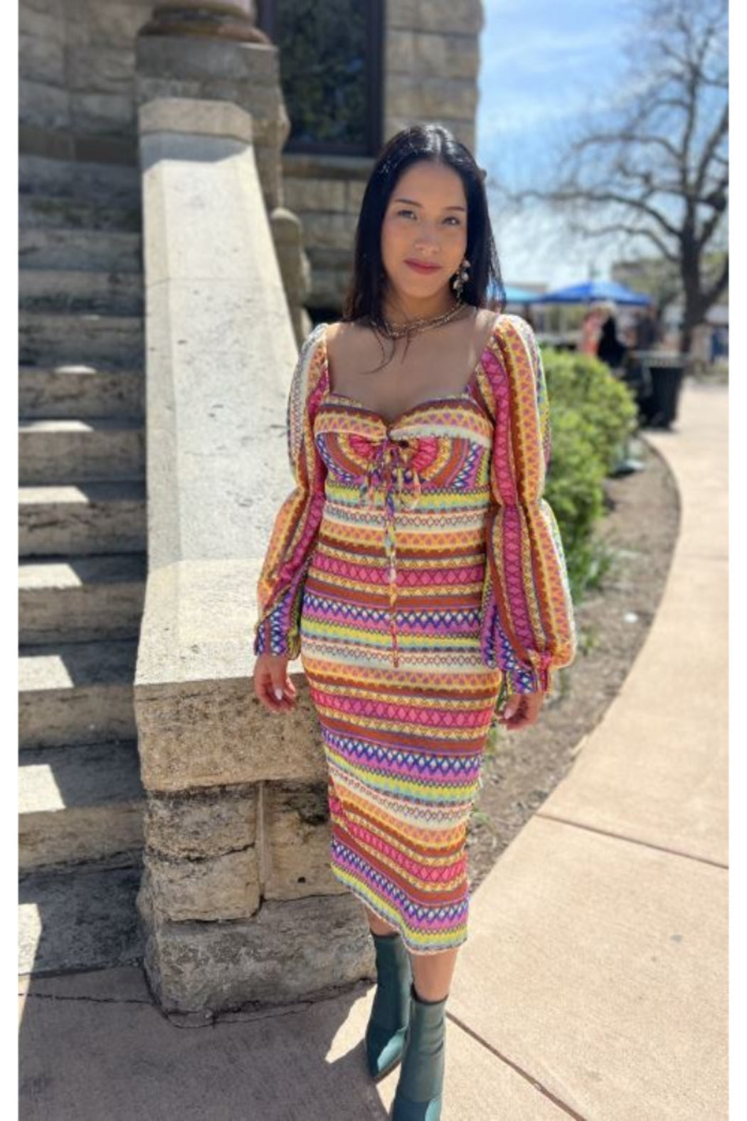 Because I'm Happy Midi Dress