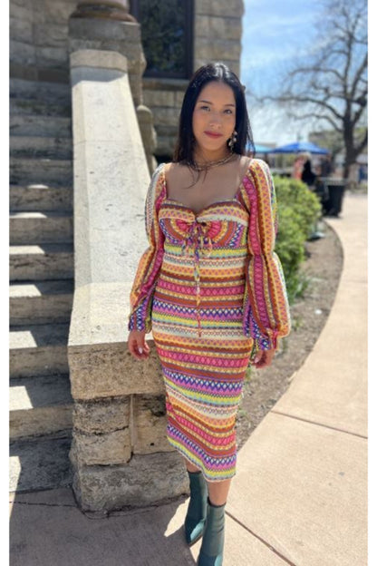 Because I'm Happy Midi Dress