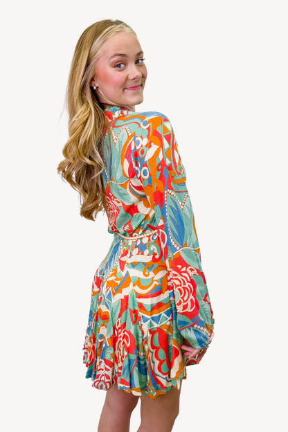 Belted Swing Dress