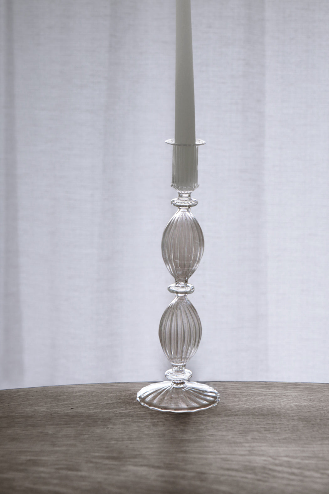 BERYL 10" CANDLESTICK HOLDER SET/2