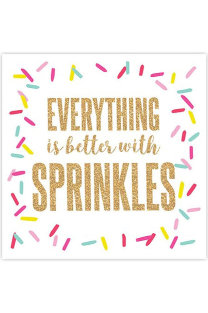 Better with Sprinkles Napkins