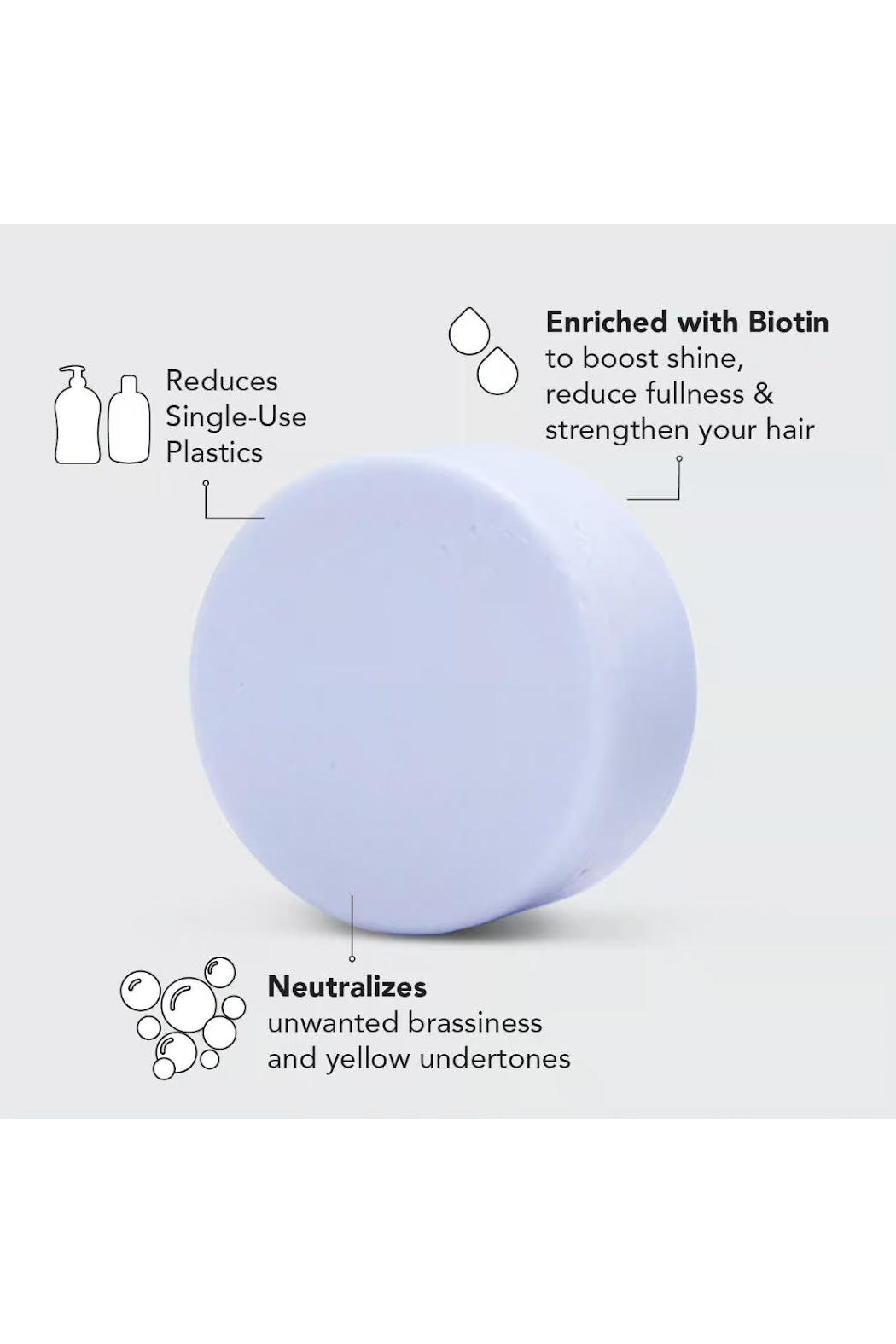 Biotin Purple Toning Solid Conditioner Bar