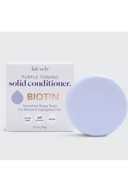 Biotin Purple Toning Solid Conditioner Bar
