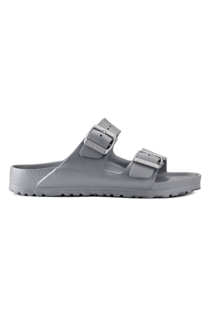Birkenstock Arizona Essentials EVA Narrow Width in Metallic Silver