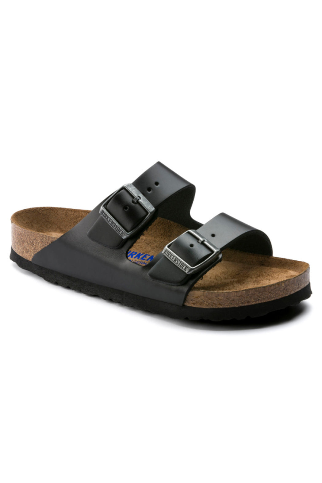 Birkenstock Arizona in Black Almafi Leather