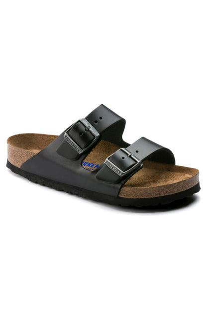 Birkenstock Arizona in Black Almafi Leather