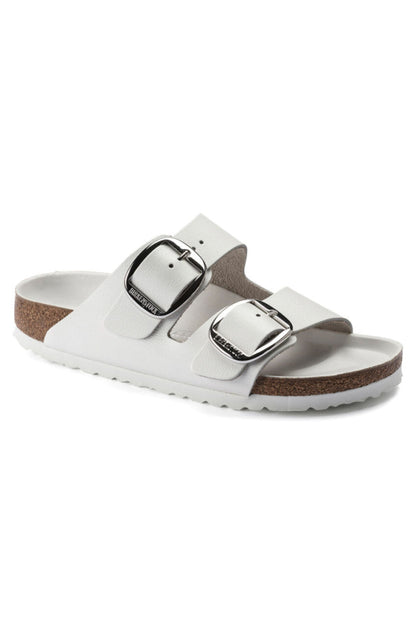 Birkenstock Arizona Oiled Leather Big Buckle Narrow Width in Cognac
