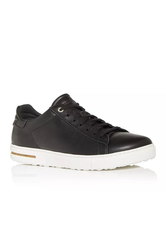 BIRKENSTOCK BEND LO LEATHER SNEAKER NARROW WIDTH IN BLACK
