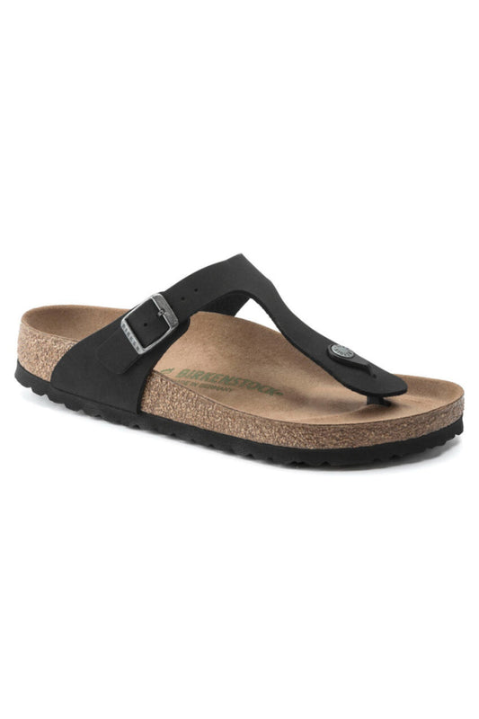 Birkenstock Gizeh Vegan Regular Width in Black