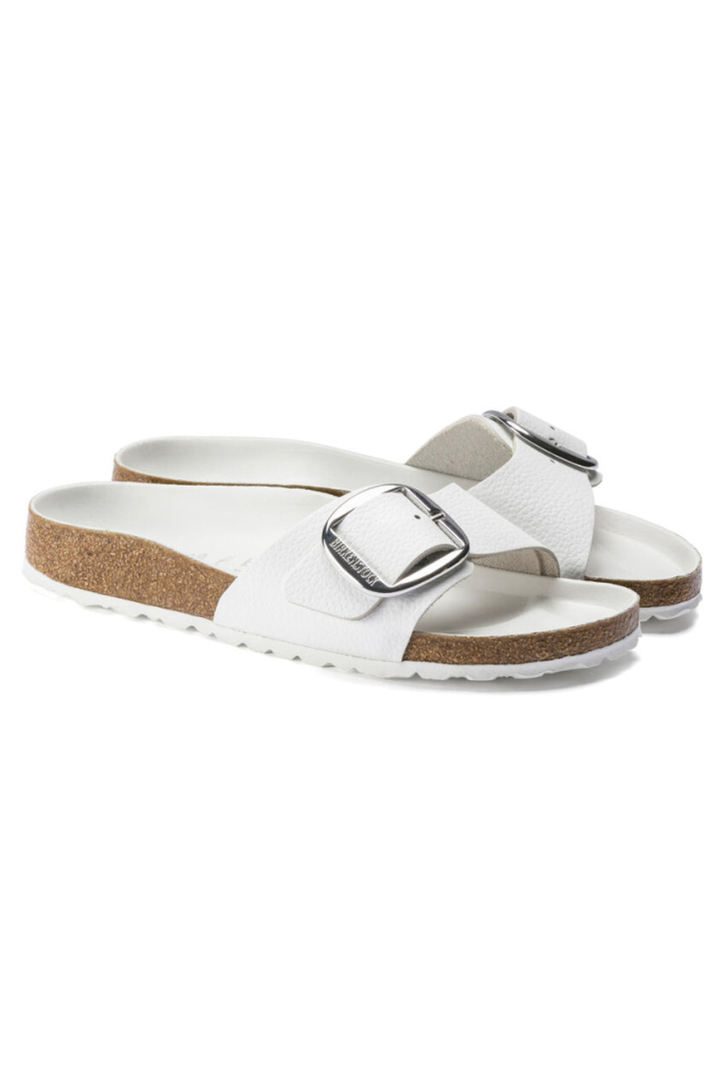 Birkenstock Madrid Big Buckle Leather White