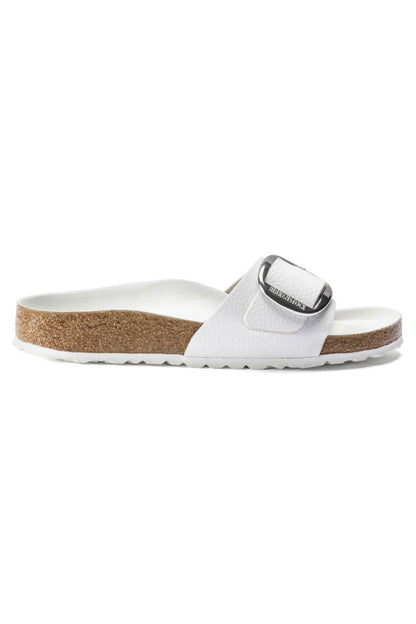 Birkenstock Madrid Big Buckle Leather White