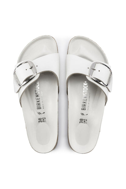 Birkenstock Madrid Big Buckle Leather White