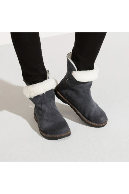 BIRKENSTOCK SUEDE UPSALA IN GRAPHITE SUEDE