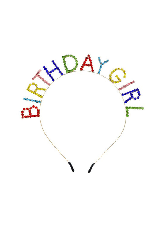 Birthday Girl Rhinestone Headband