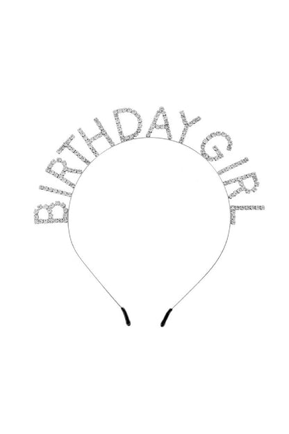 Birthday Girl Rhinestone Headband