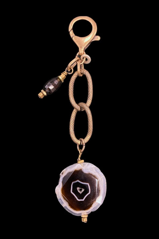 Black and ivory crystal