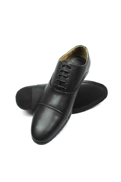 Black Cap Toe Dress Shoes