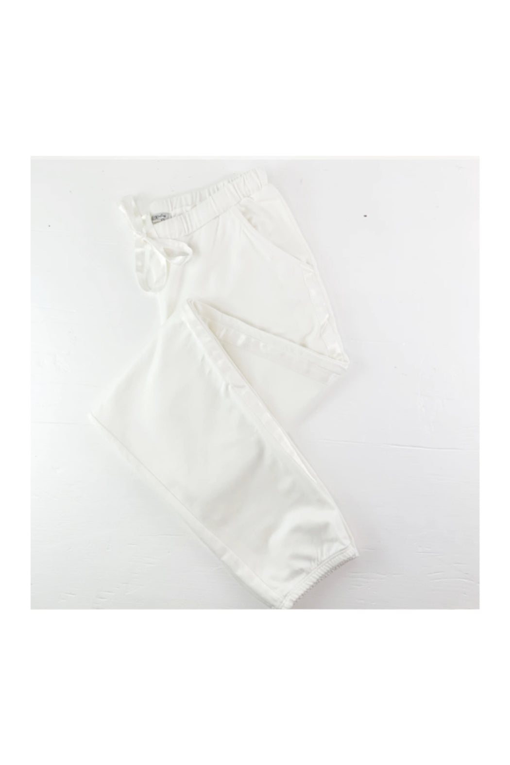 BLAIR FRENCH TERRY SWEAT PANT WITH SATIN TRIM